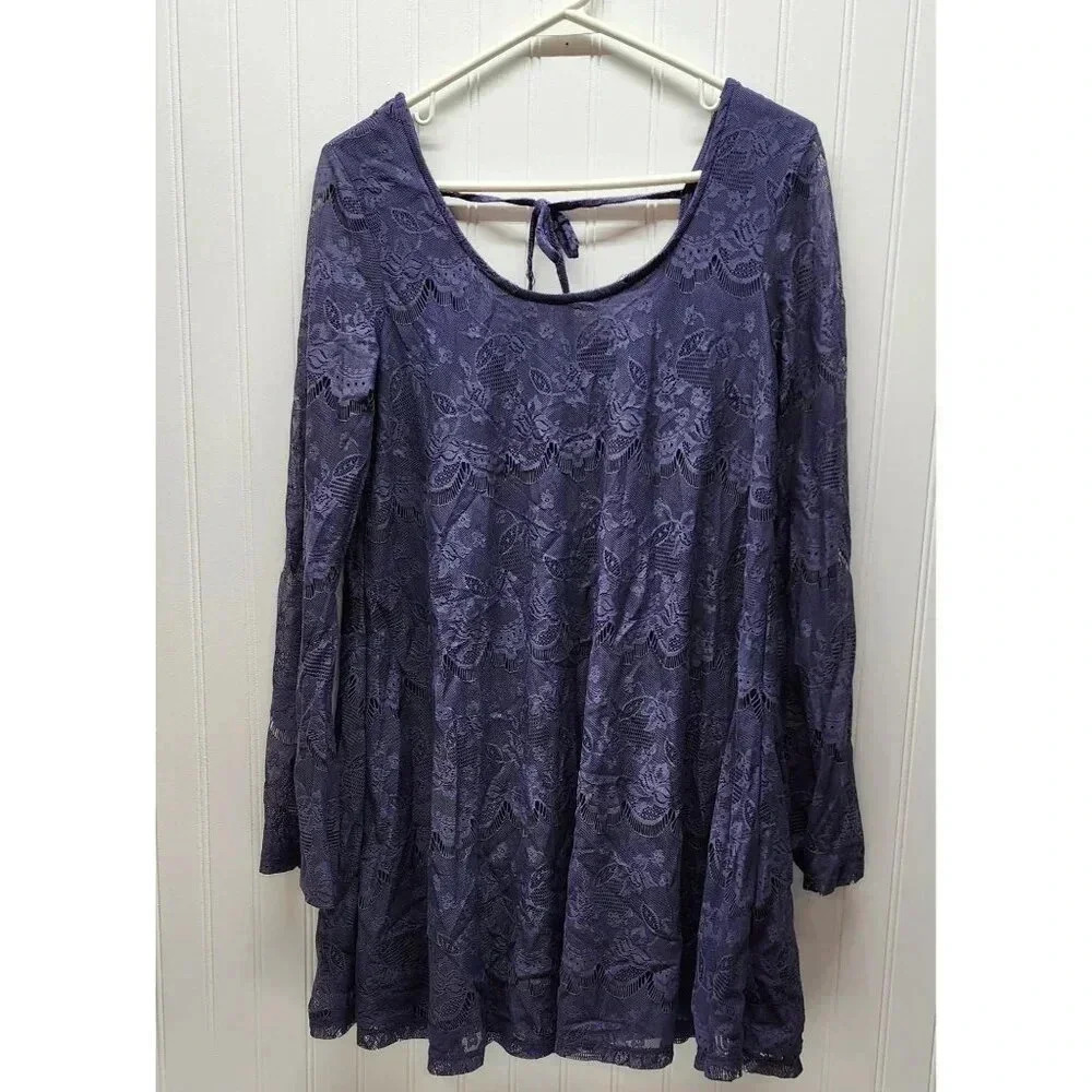 altar'd state Baby Doll Purple Dress Small